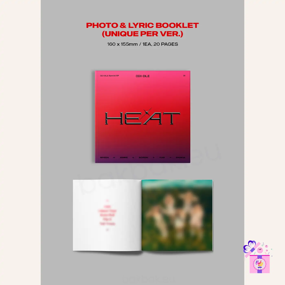 I-DLE – HEAT (Special Album) [Digipack Group Ver.] – Bak Bak K-Pop