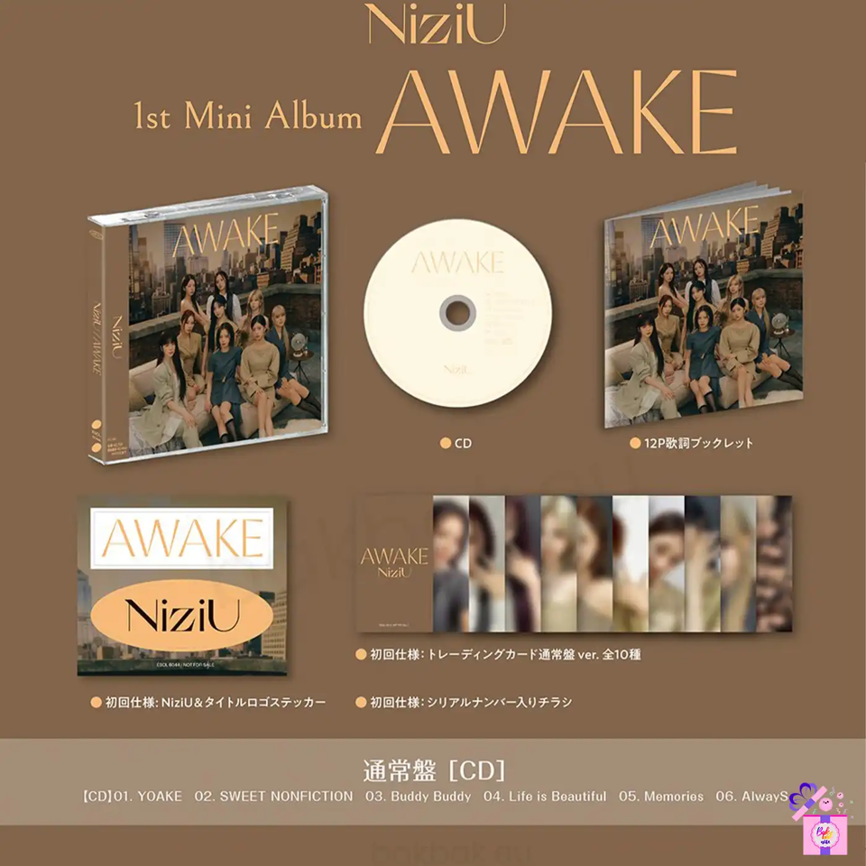 NiziU AWAKE CD10枚 Amazon.co.jp: AWAKE (通常盤) - NiziU (特典なし): ミュージック