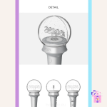 aespa - Lightstick Keyring (Official Mini Fanlight Keyring) - Image 4