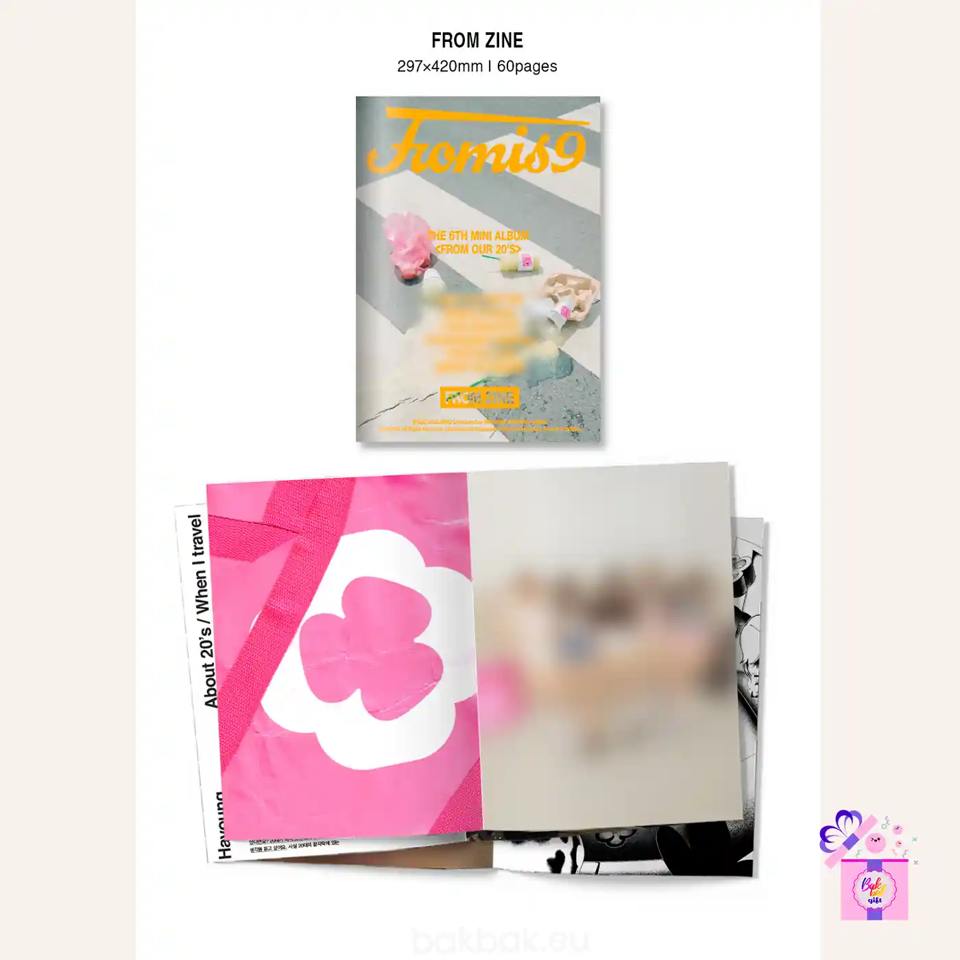 fromis_9 アルバム FROM OUR 20'S From Zine 新品 FROMIS_9 - FROM OUR 20'S (FROM ZINE VER.)