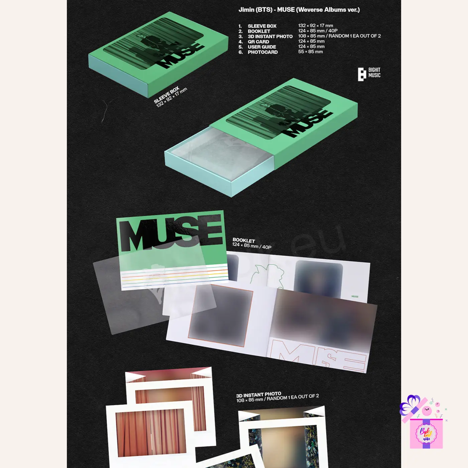 Jimin (BTS) – MUSE [Weverse Albums ver.] – Bak Bak K-Pop Store