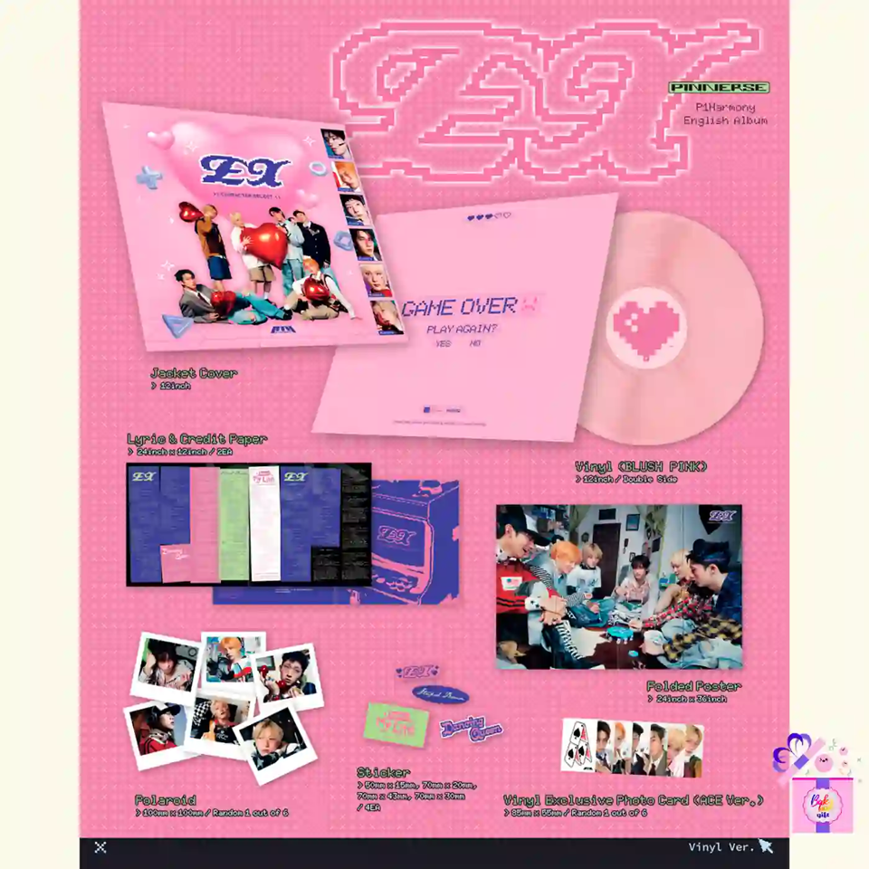 P1Harmony – EX – POP-UP Exclusive (Vinyl Ver.) (1st English Full