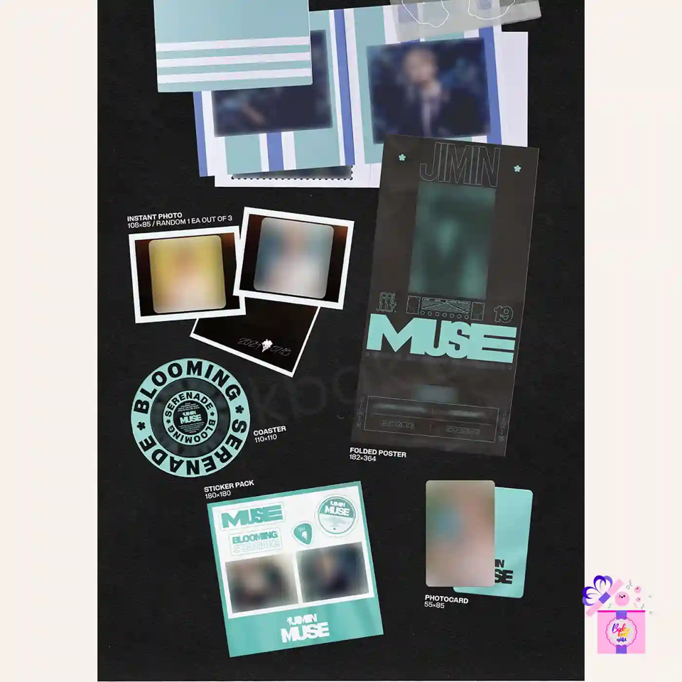 Jimin (BTS) – MUSE (2 Versions SET) + Weverse Gifts – Bak Bak K