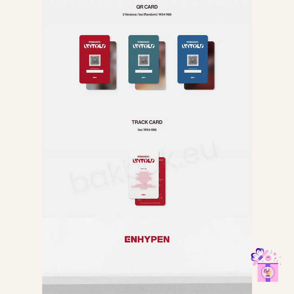 ENHYPEN – ROMANCE : UNTOLD [Weverse Albums ver.] – Bak Bak K-Pop Store