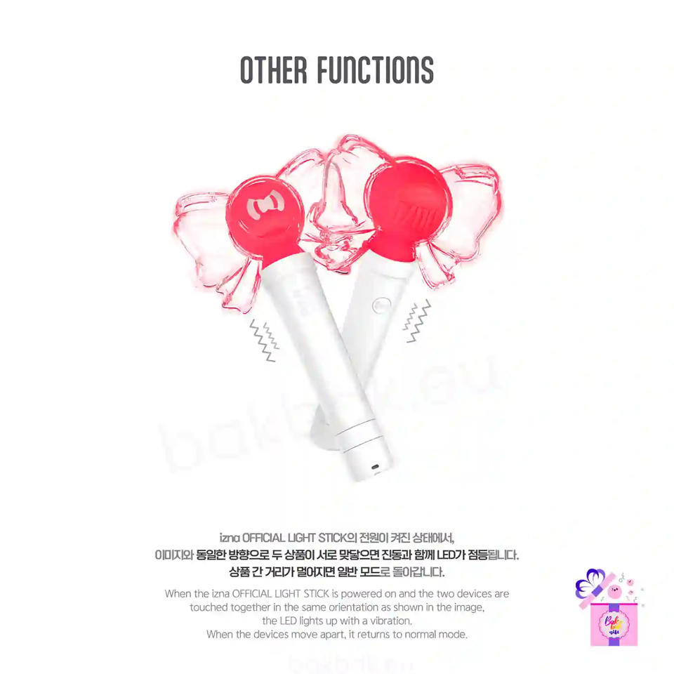 izna – Official Light Stick – Bak Bak K-Pop Store
