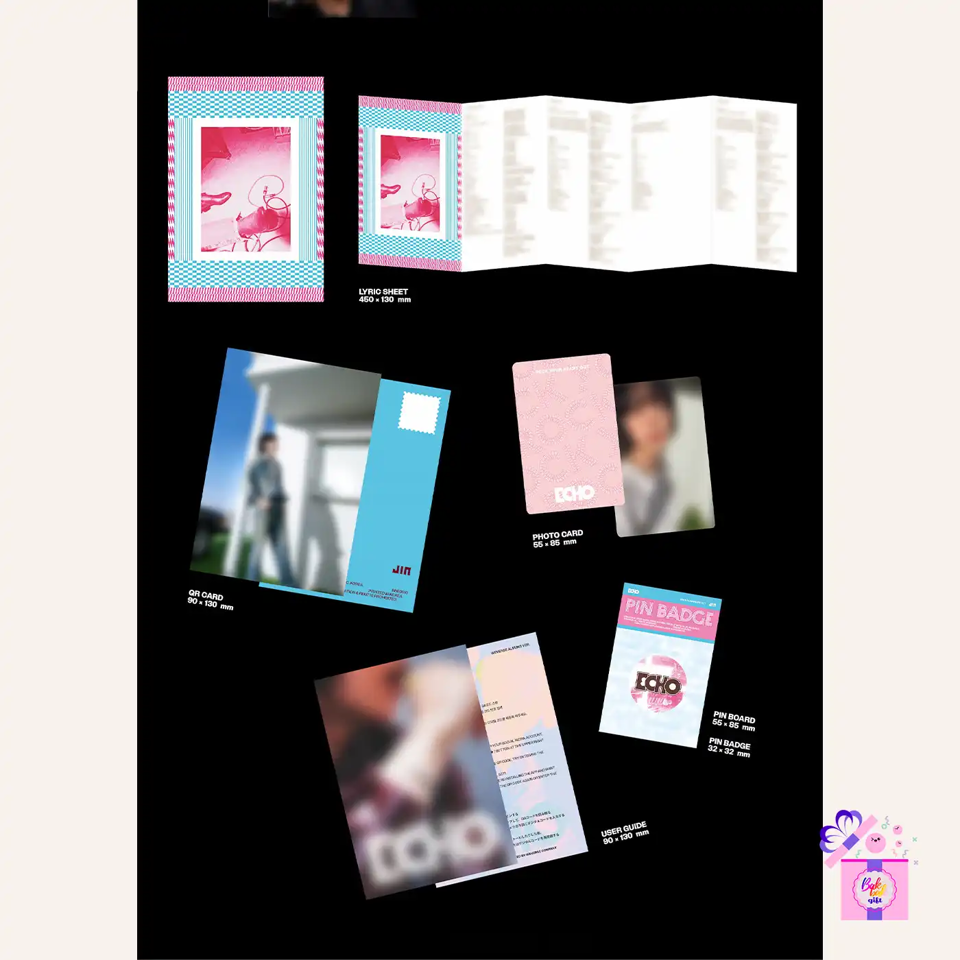 Jin (BTS) – Echo (4 Versions SET) + Weverse Gifts* (Early Bird