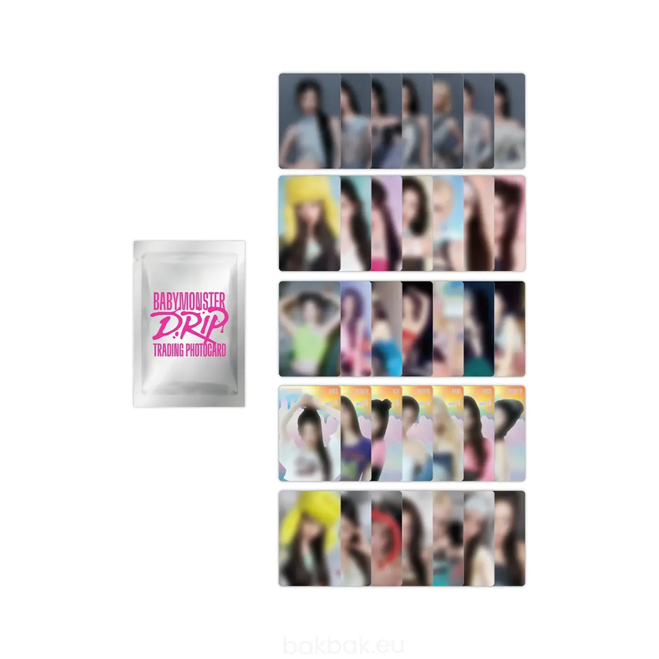 BABYMONSTER – Trading Photocards Pack (DRIP Official MD) – Bak Bak