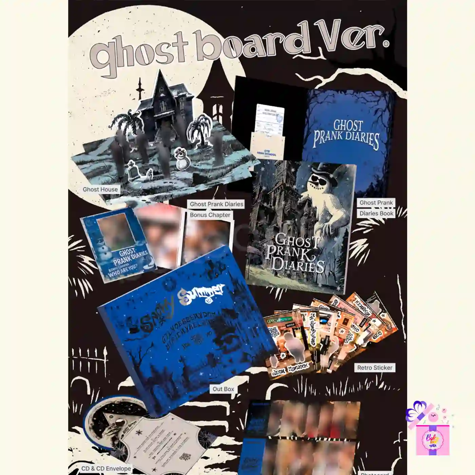 CLOSE YOUR EYES – Snowy Summer (Ghost Board Ver.) [2nd Mini Album