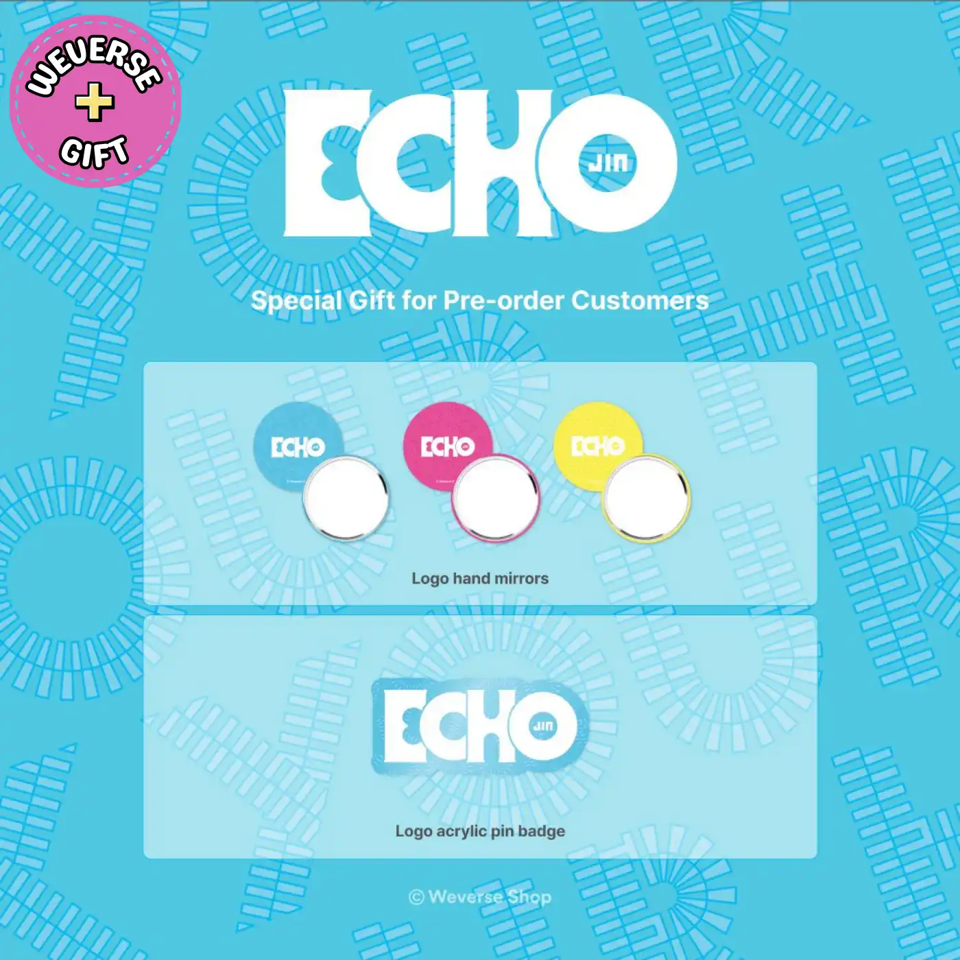 Jin (BTS) – Echo (4 Versions SET) + Weverse Gifts* (Early Bird