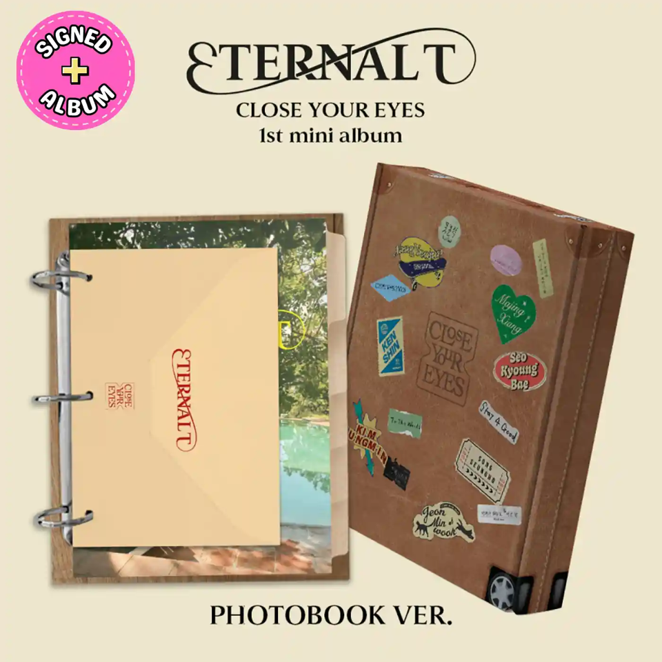 CLOSE YOUR EYES – ETERNALT (SIGNED Photobook ver.) [1st Mini Album