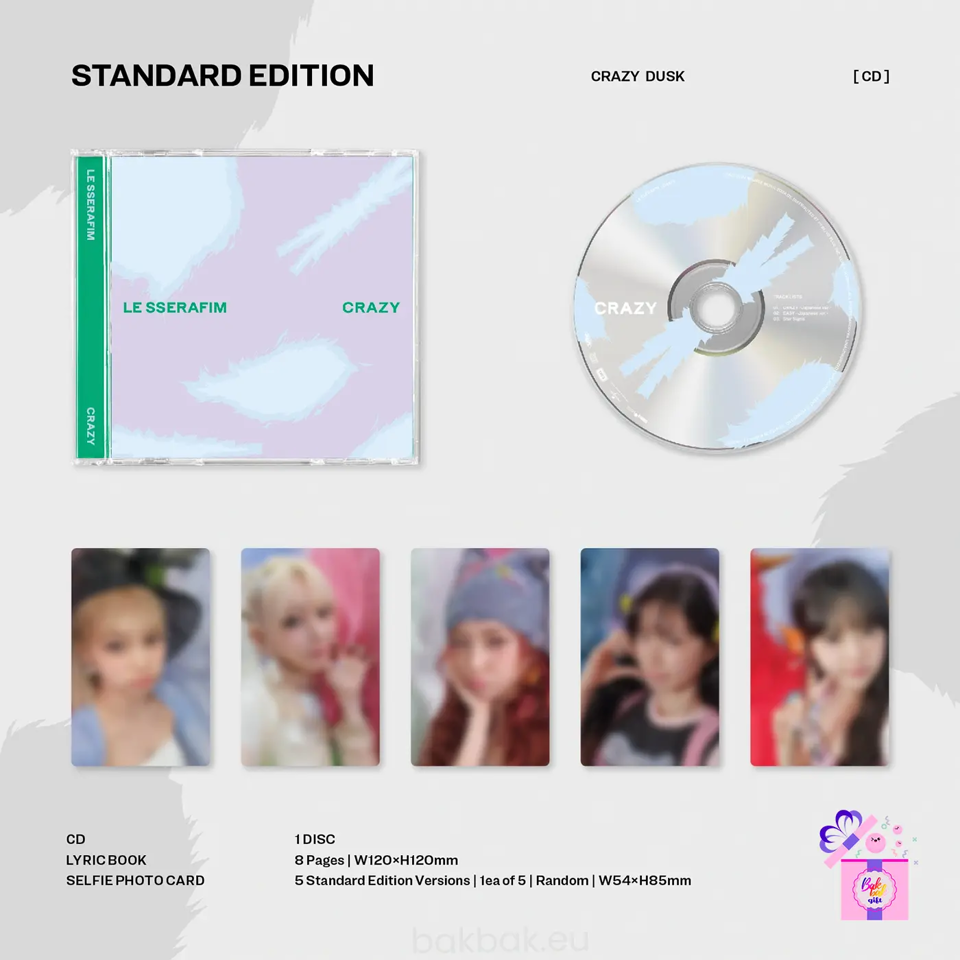 LE SSERAFIM – CRAZY (Standard Edition) [Japan 3rd Single Album