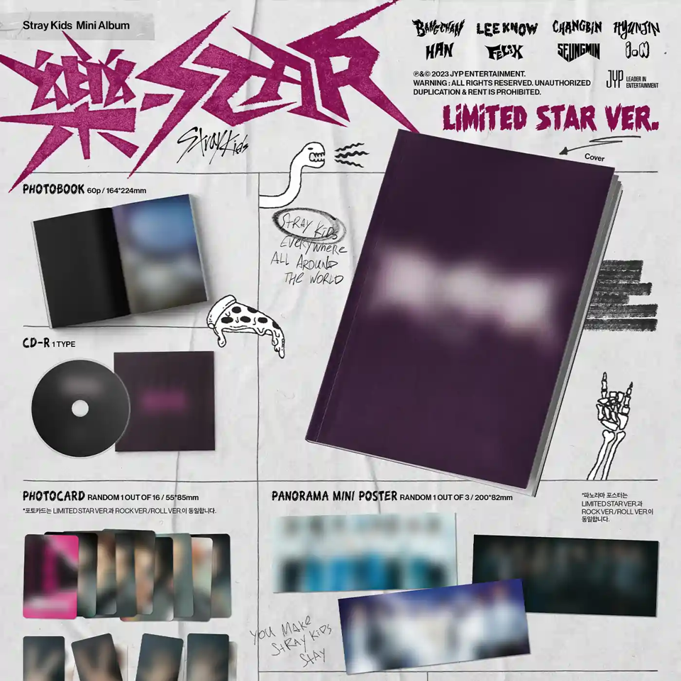 Stray Kids – 樂-Star (Limited STAR Ver.) – Bak Bak K-Pop Store