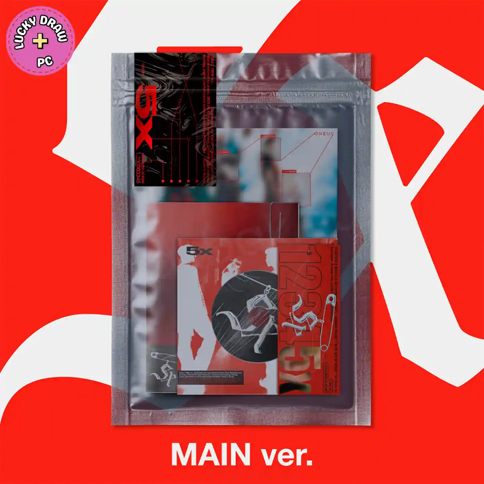 ONEUS – 5x (SIGNED) + Lucky Draw Photocard (MAIN ver.) [11th Mini