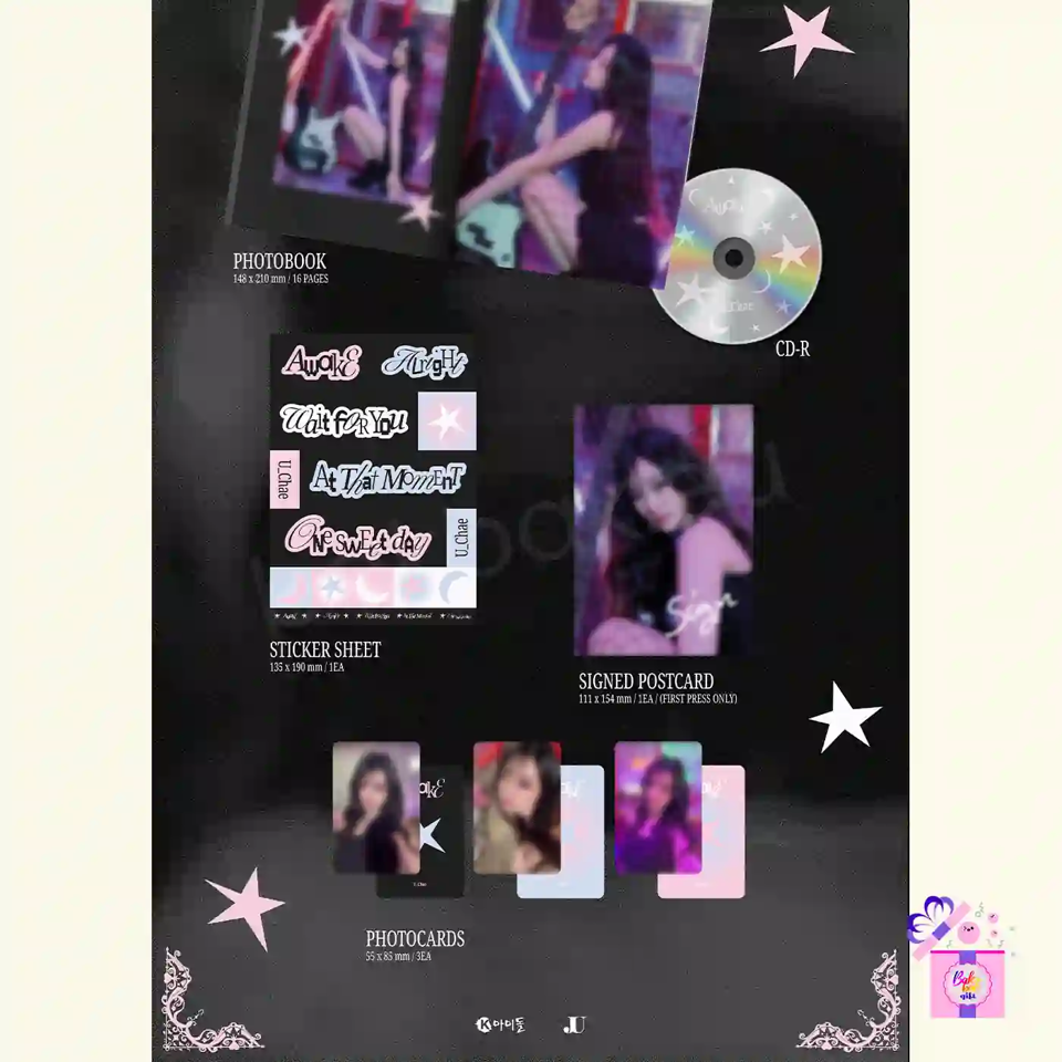 U_Chae (former PIXY) – AWAKE + SIGNED Postcard (1st English Mini