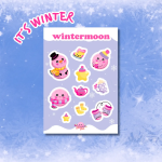 Moonnery - BB Moon Sticker Sheet [wintermoon] - Image 2
