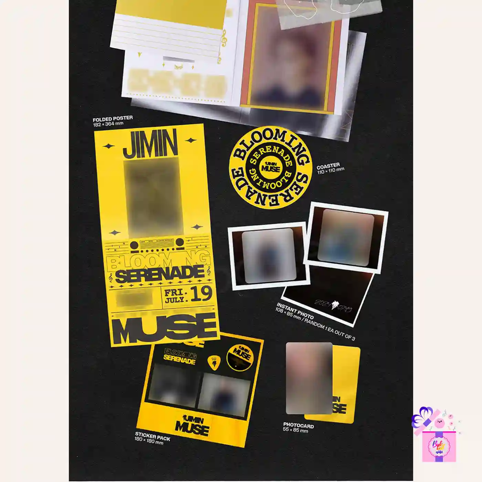 Jimin (BTS) – MUSE (2 Versions SET) + Weverse Gifts – Bak Bak K
