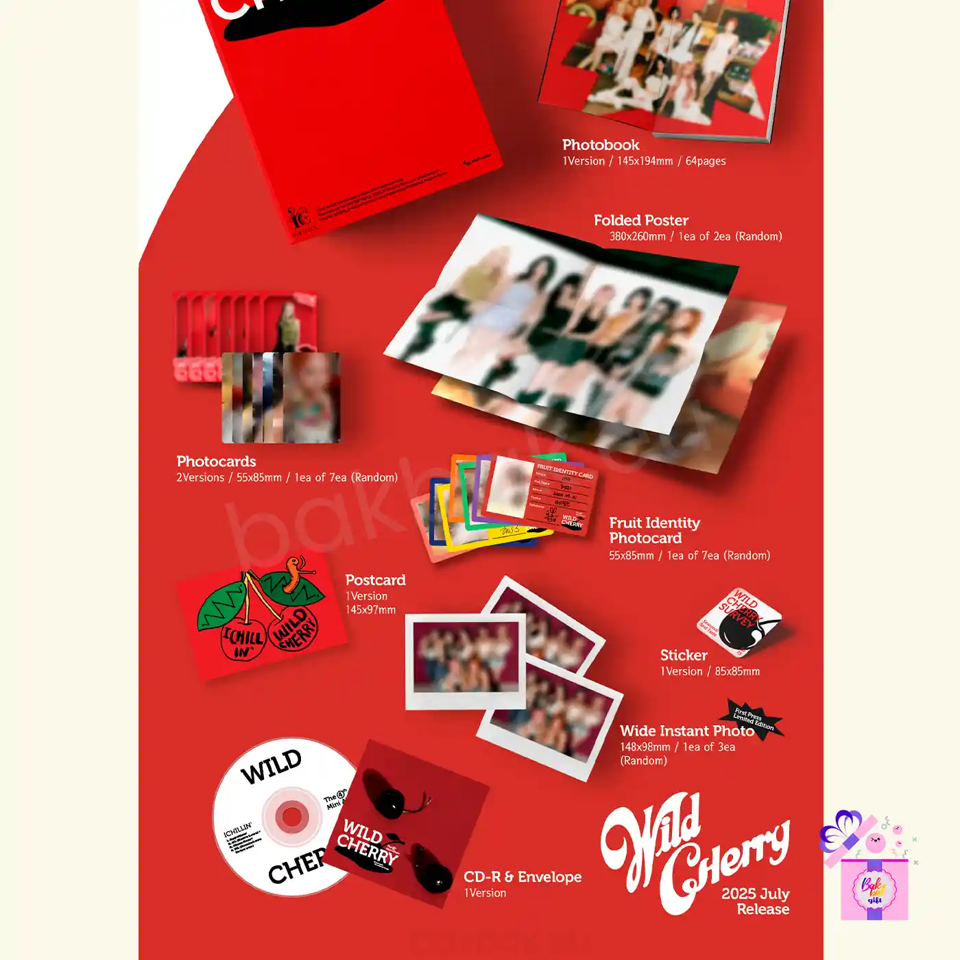 ICHILLIN' – WILD CHERRY [4th Mini Album] – Bak Bak K-Pop Store