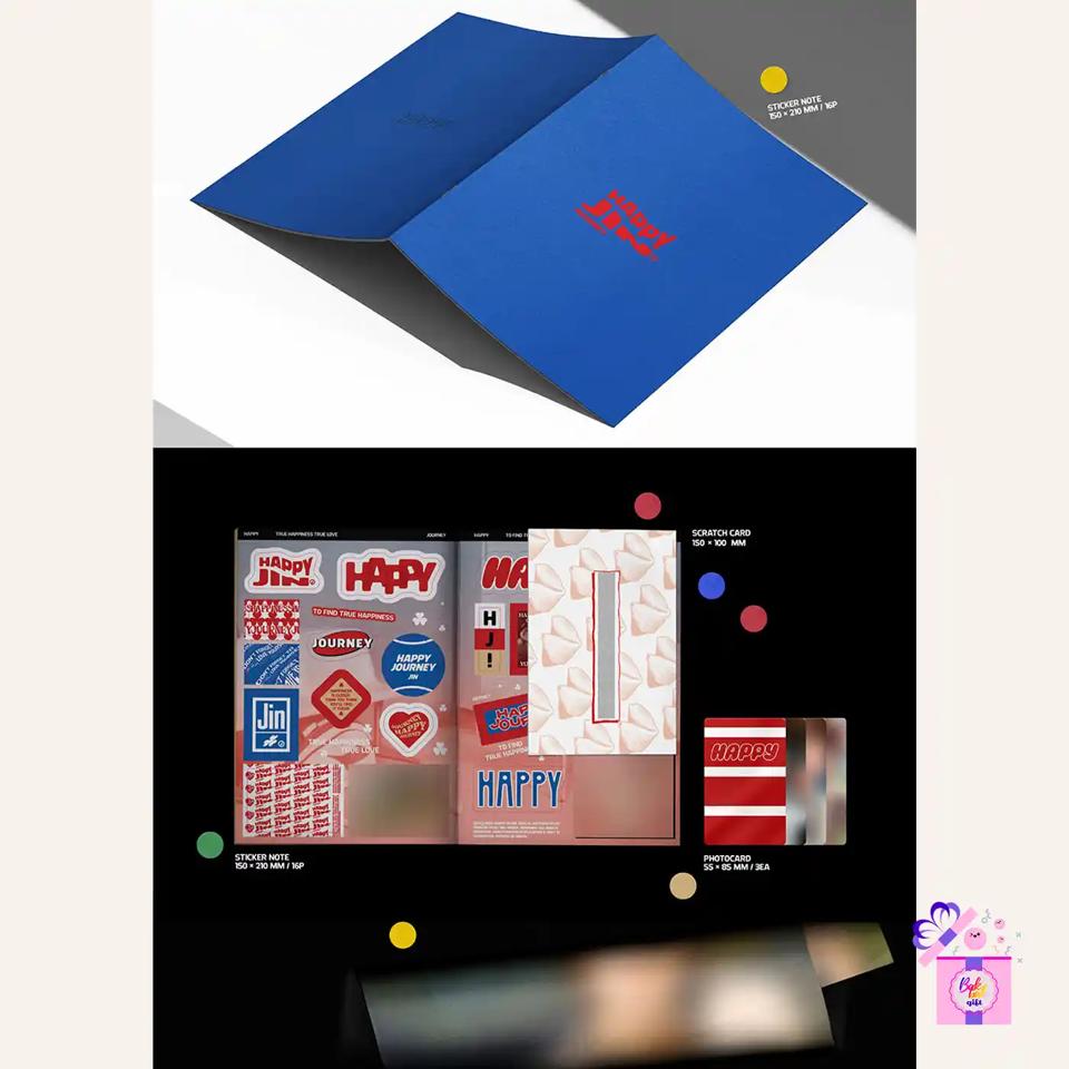 Jin (BTS) – Happy (4 Versions SET) + Weverse Gifts [Early Bird