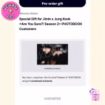 JIMIN x JUNGKOOK - Are You Sure?! + Limited Weverse Gift* [Season 2 PHOTOBOOK] - Image 8