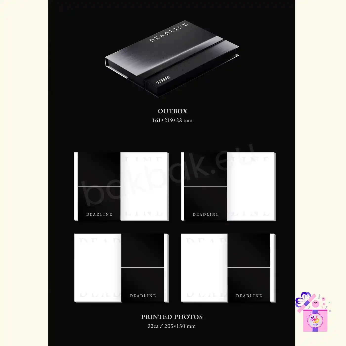 BLACKPINK DEADLINE キャップ グレー Qoo10] BLACKPINK DEADLINE O : KPOP