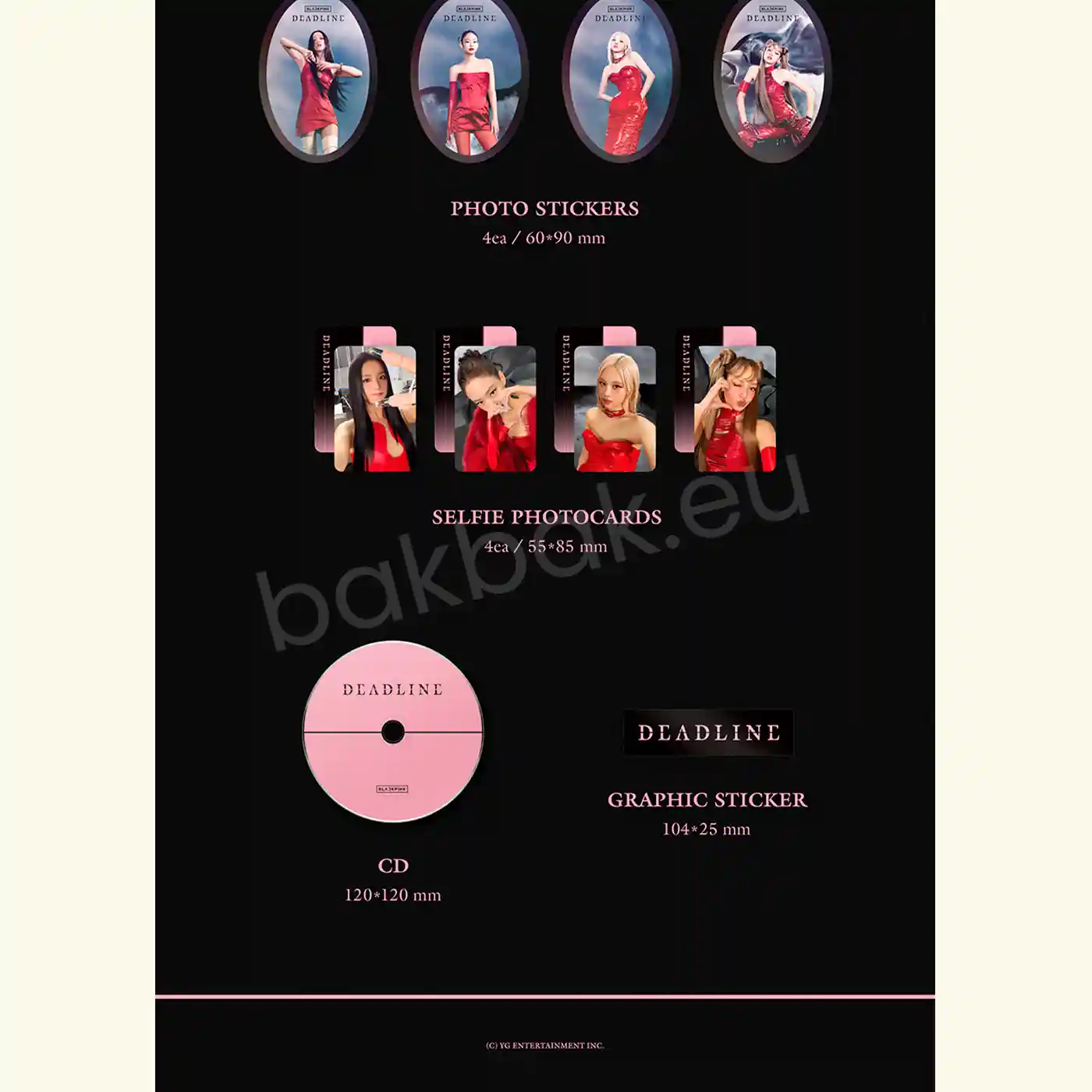 BLACKPINK Blackpink Limited Photocard 4+1 LIMITED PHOTOBOOK PHOTOCARD OFFICIAL POB PRE-ORDER KTOWN4U  KT4 PTC | eBay