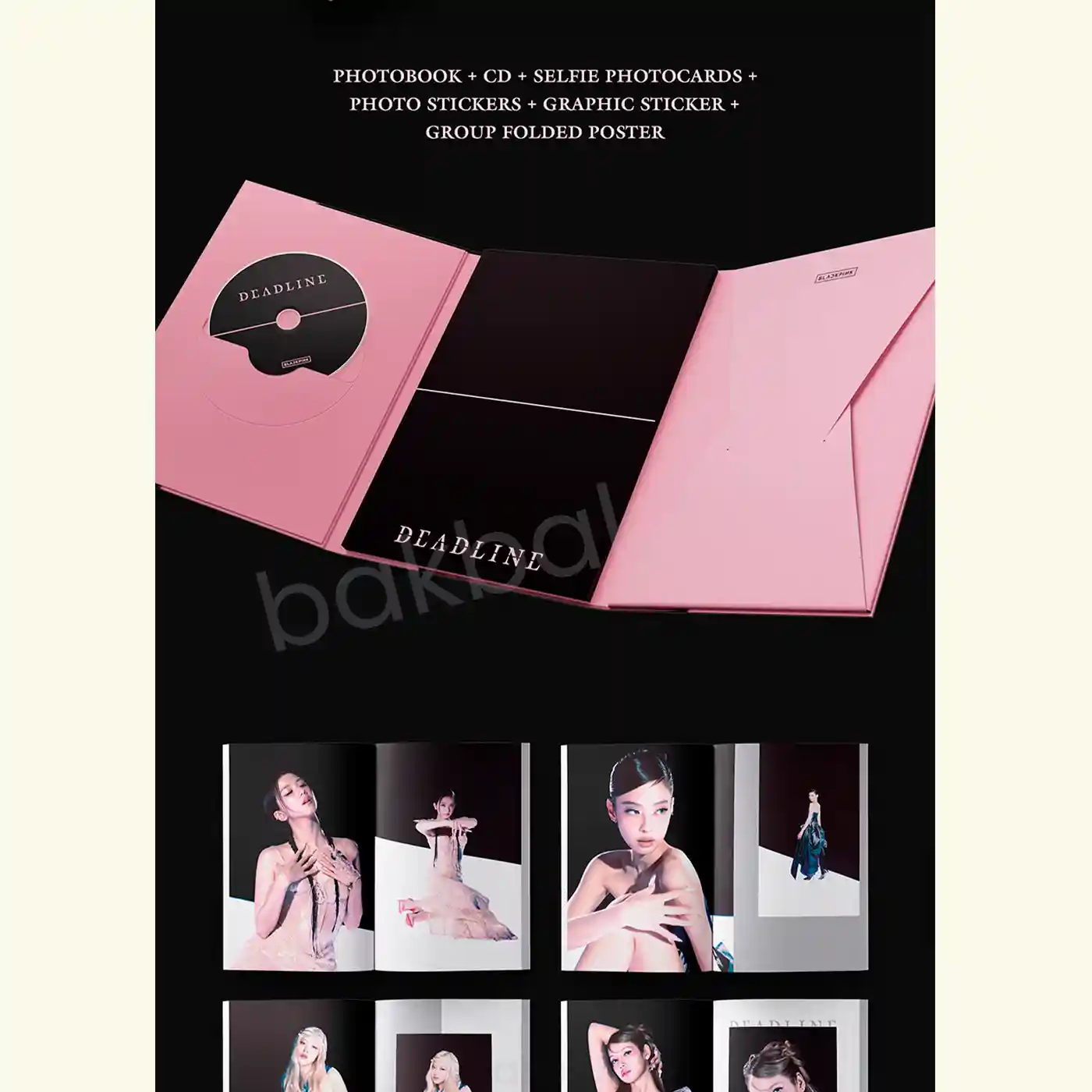 BLACKPINK Blackpink Limited Photocard 4+1 LIMITED PHOTOBOOK PHOTOCARD OFFICIAL POB PRE-ORDER KTOWN4U  KT4 PTC | eBay