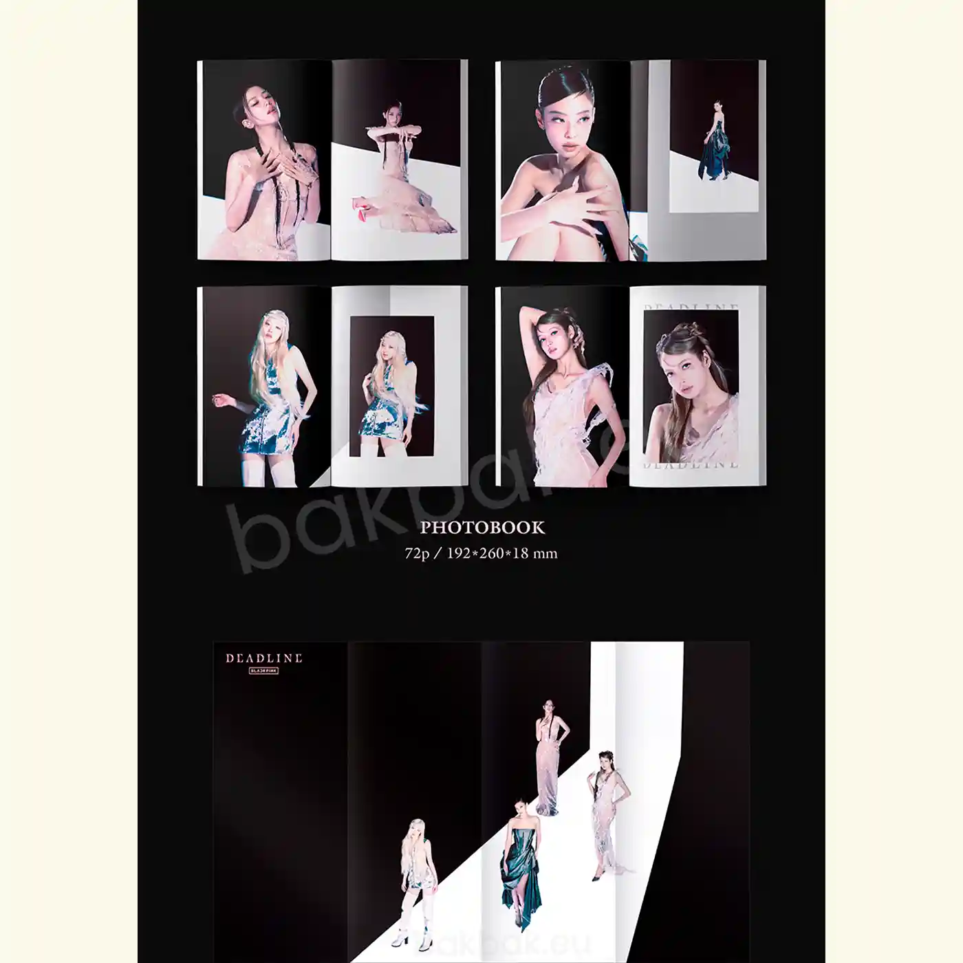 BLACKPINK – DEADLINE (BLACK Ver. / PINK Ver.) + Limited Photocards