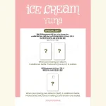 YUNA (ITZY) - ICE CREAM (Photobook Ver.) + Soundwave Photocard [1st Mini Album] - Image 2