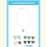 IVE - Locket Pendant Necklace (DIVE into IVE Official MD) - Image 2